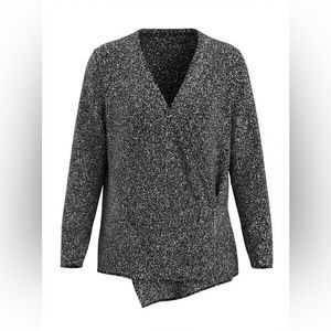 Eileen FisherWomen's Black and White Sweater size 1X